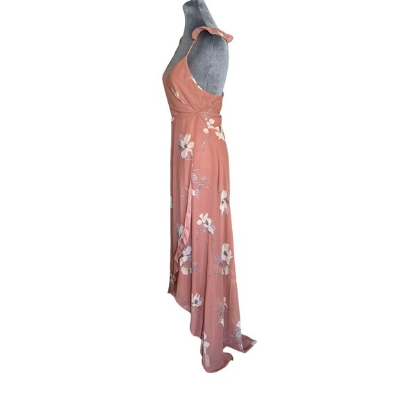 Lulus Rusty Rose Floral Print Maxi Dress Size S - Picture 5 of 9